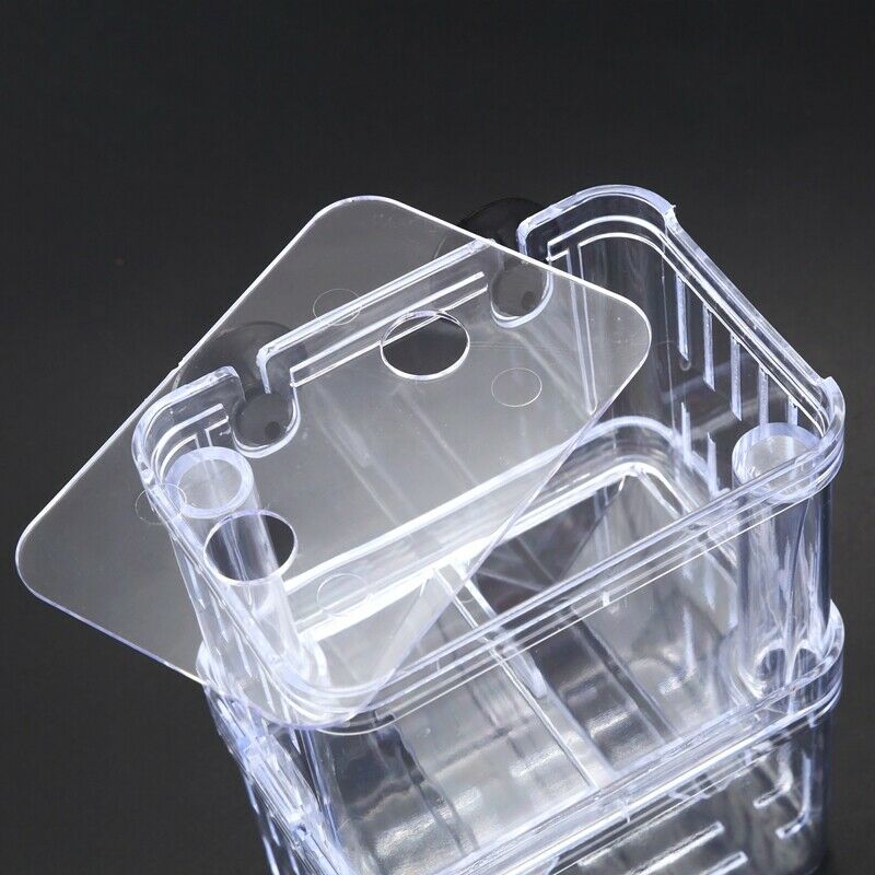 Clear Plastic Aquarium Fish Breeding Box Incubator Isolation