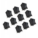 10Pcs  Car Boat Rocker 2Pin ON OFF Toggle SPST Contact Power Switch 125V 250V