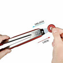 Set 3 sizes Silicone Kitchen Tongs Sets Salad BBQ Tongs Stainless Steel coo I8R8