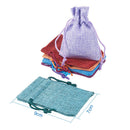 10Pcs Small Burlap Jute Hessian Wedding Favor Gift Candy Bags Drawstring Pouches