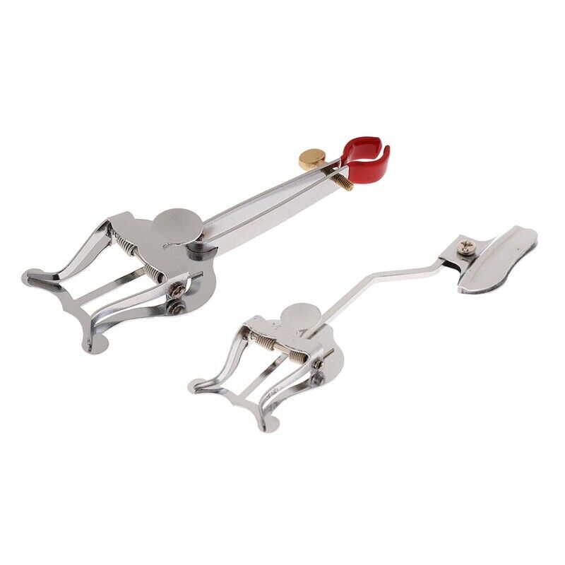2Pcs Trumpet Trombone Marching Clamp Lyre Sheet Music Clip Stand Holder for