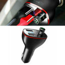B300 3 4A Bluetooth 4.2 Handsfree Calling FM Transmitter Black Car USB Char R1U8
