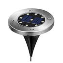 9 LED Solar Buried Lamp Under Ground Lights Outdoor Path Way Decor(Blue) A