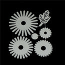 6Pcs Leaves Flowers Metal Cutting Dies For DIY Scrapbooking Album Paper CardsME