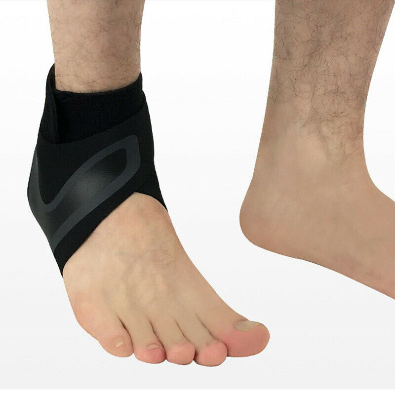 Adjustable Ankle Brace Support Sleeve Breathable Nylon Material Super Elast I2F5