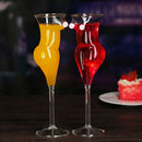 Creative Wine Glass Tumbler Female Shape Wine Design Cocktail Drink For Fam