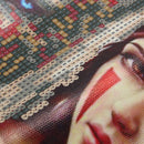 5D DIY Round Drill Diamond Painting Beauty Wolf Cross Stitch Embroidery Kit