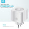 Smart EU Plug WiFi Smart Socket Power Monitor Switch for Google Home/Alexa