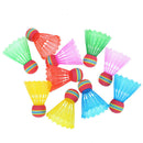 10x Badminton Rainbow Ball Head Nylon Badminton for Game Sport Entertainment Gw