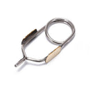 fly tying tools hackle pliers finger hold hackle plier shorted serrated fly  3C