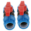 2pcs PE Plastic Valve Straight Valve Plastic Core 32mm