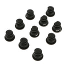 10pcs Nut Cap  Protection Shell Caps Black