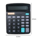 12 Digital Desktop Calculator Basic Office Business Home Solar Big Large Dis A