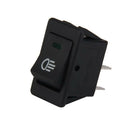 Universal Car Fog Light Rocker Switch LED Light Dash Dashboard 12V 35A Green