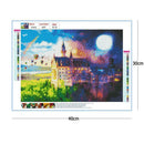 5D DIY Full Drill Diamond Painting Scenery Cross Stitch Embroidery Mosaic