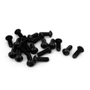 20 PCS M6 x 16mm Hex Socket Button Head Screws Black S5A1