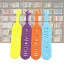 4Pcs/Set Candy Color Stationery Bookmark For Note Book Novelty Gift Pretty