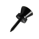 Black Strap Lock Button Knobs Metal End Pin Pack of 2 pairs