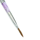 No.8 Purple Decoration Design Aluminum Pole Nail Art Brush Drawing Pen Nail Z5R2