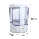 700ML Wall-Mounted Automatic Touchless IR Public Hand Soap Shampoo Dispenser