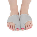 2pcs Bunion Protector Toe Straightener Hallux Valgus Corrector (L)(Grey)