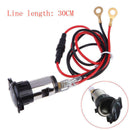12V 120W Universal Car Boat Tractor Lighter Power Socket Outlet Plug 30 KSU