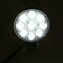9LED Work Lamp 27W 1620LM 6500K Waterproof Round Car Truck Mini Spotlight A