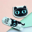 Lovely Black Cat Magnetic Bookmark Paper Clip Bookmark Supply School.Office Q9M2