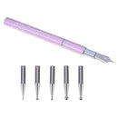 5 Head Gel Design Painting Pen Nail Art Brush Set Salon Manicure DIY Tool A
