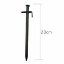 2pcs Camping Tent Pegs Nail Outdoor Beach Camping Pegs Stakes Ground Nails 20cmK