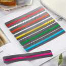8pcs Visual Transparent Bookmark Index Tabs Labels Text Highlighter Page Marker