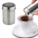 Stainless Steel Chocolate Shaker Icing Sugar Powder Flour Sifter Coffee Coc P7O3