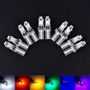 2pcs T5 Car Auto LED smd 3528 Wedge LED Light Bulb Lamp dash board Light red LJ