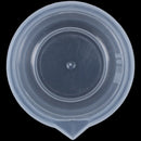 Clear White Plastic 50mL Measuring Cup Beaker for Flour Sugar Liquid H4V6