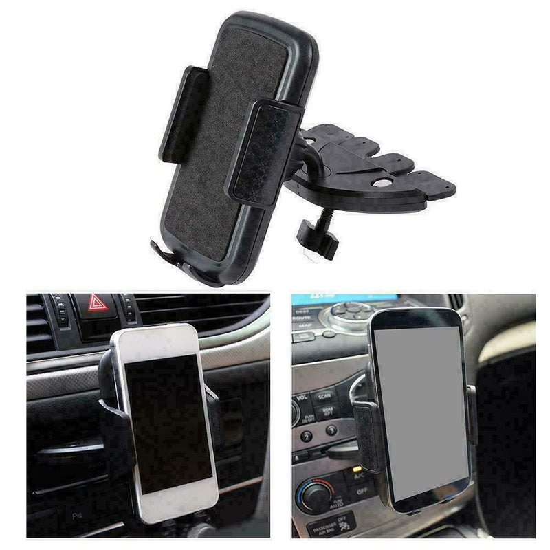 1X CD Slot Car Phone Holder Universal Cell Phone Car Samsu For i W9L8 Y9J4 P7C4
