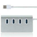 4-Port USB 2.0 Multi HUB Splitter Aluminum Adapter LOT Speed Hig TF PC K2M3