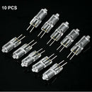 10X 20 Watt 12 Volt Halogen Light Bulbs G4 Base Bi-Pin 12V 20W T3 JC Lamp USA