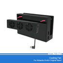 USB Cooling Fan Heatsink for Nintend Switch Console 3 Fans External Cooler