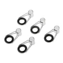 5 Pieces Durable Fishing Rod Guide Eye Rings Rod Building DIY Tip Repair Kit