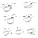 7Pcs/Set Stainless Steel Fruit Shaped Cookie Baking Mould DIY making Cake Mo Gw