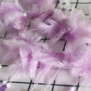 LED Flower Cloud Feather Dreamcatcher String Light Decorative Lamp (Purple) A