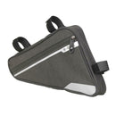 Cycling Triangle Bicycle Front Tube Frame Bag Mountain Bike Pouch (Black)