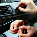 8X Car Charger Line Headphone/USB Cable black Car Clip Interior Accessories