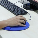 Anti-slip Ergonomic Rest Support Mouse Game Pad for PC NoteBook Blue