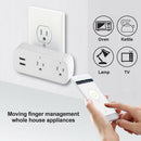 2 USB Ports US Plug WiFi Socket Smart Power Timing Outlet Switch Voice Control