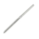 10 Pieces Stainless Steel Lag Stud Hand Swage Cable Railing- for 1/8in Cable
