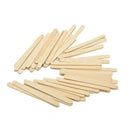 50Pcs Large Wooden Popsicle Sticks Kids Hand Crafts Ice Lolly DIY Making Toys`US
