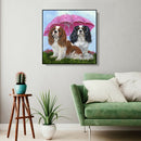 5D DIY Diamond Painting Umbrella Dogs Full Drill Animal Picture Embroidery