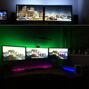 4pcs USB Port Dash LED Strip Lamp Accessory Decorative Car Interior Lights Foot