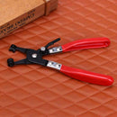 1pc Straight Throat Jaw Nose Vehicle Repair Tool Hose Clip Clamp Pliers